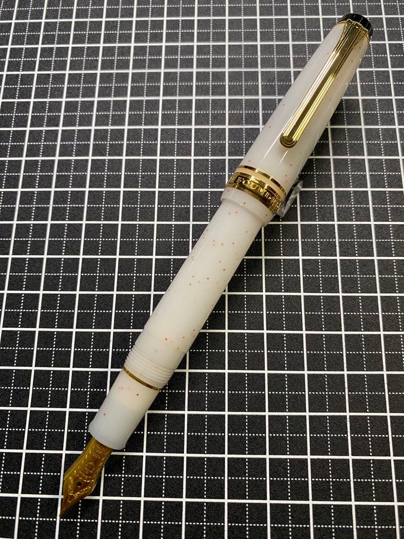 SAILOR 四季織　雪椿　万年筆　字幅MF