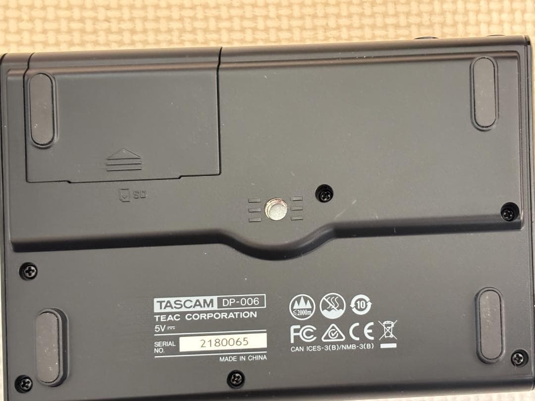 TASCAM DP-006 マルチトラックレコーダー 動作OK
