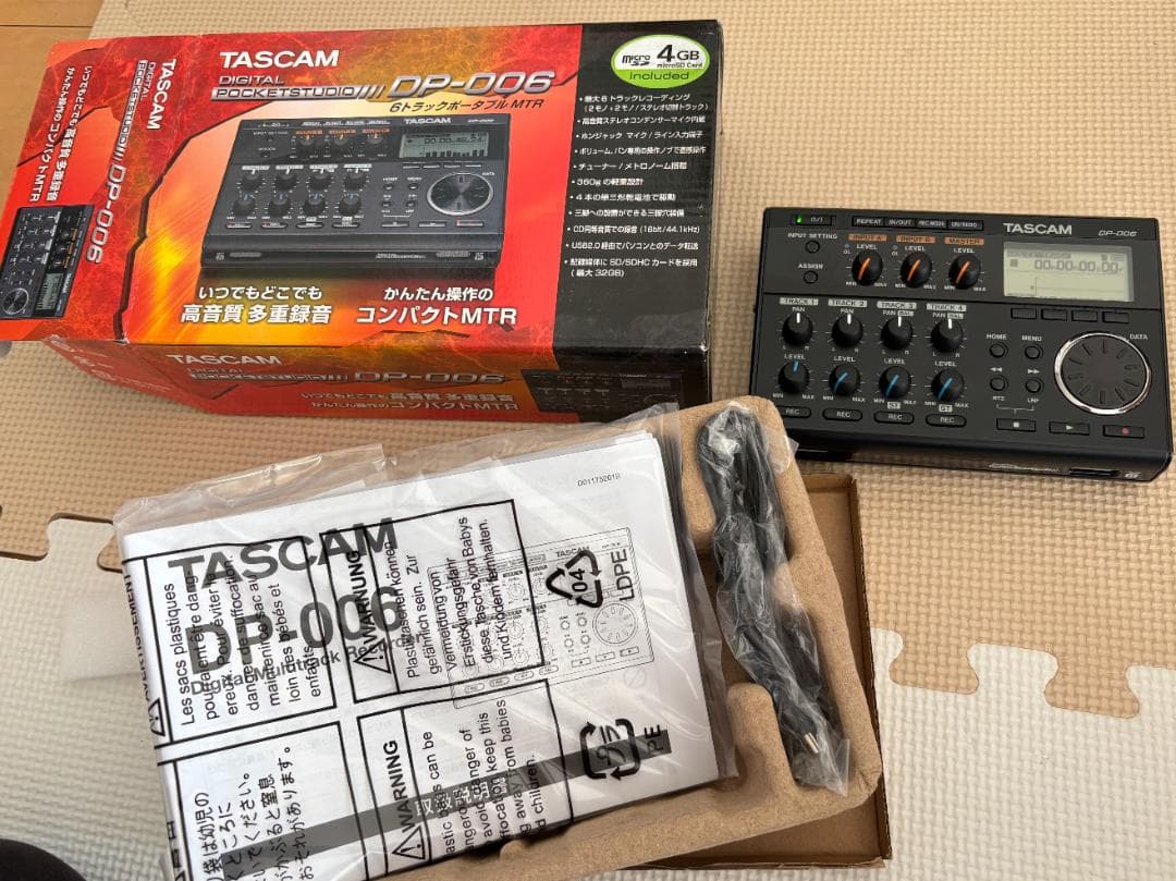 TASCAM DP-006 マルチトラックレコーダー 動作OK