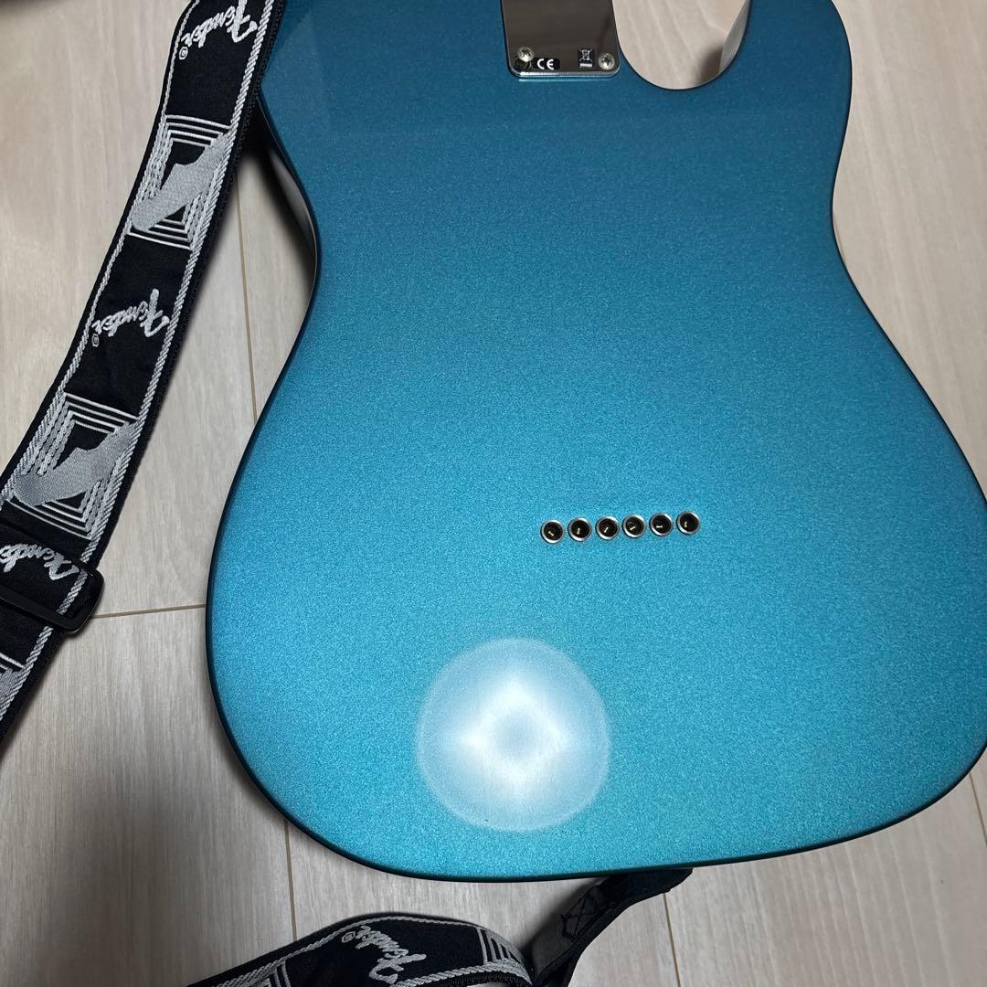Fender Mexico製 Telecaster 左利き レフティ LH 青色