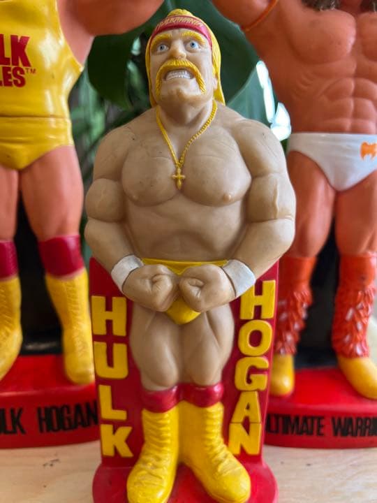 値下げ！ハルクホーガン、アルティメットウォリアー、貯金箱、WWF、WWE