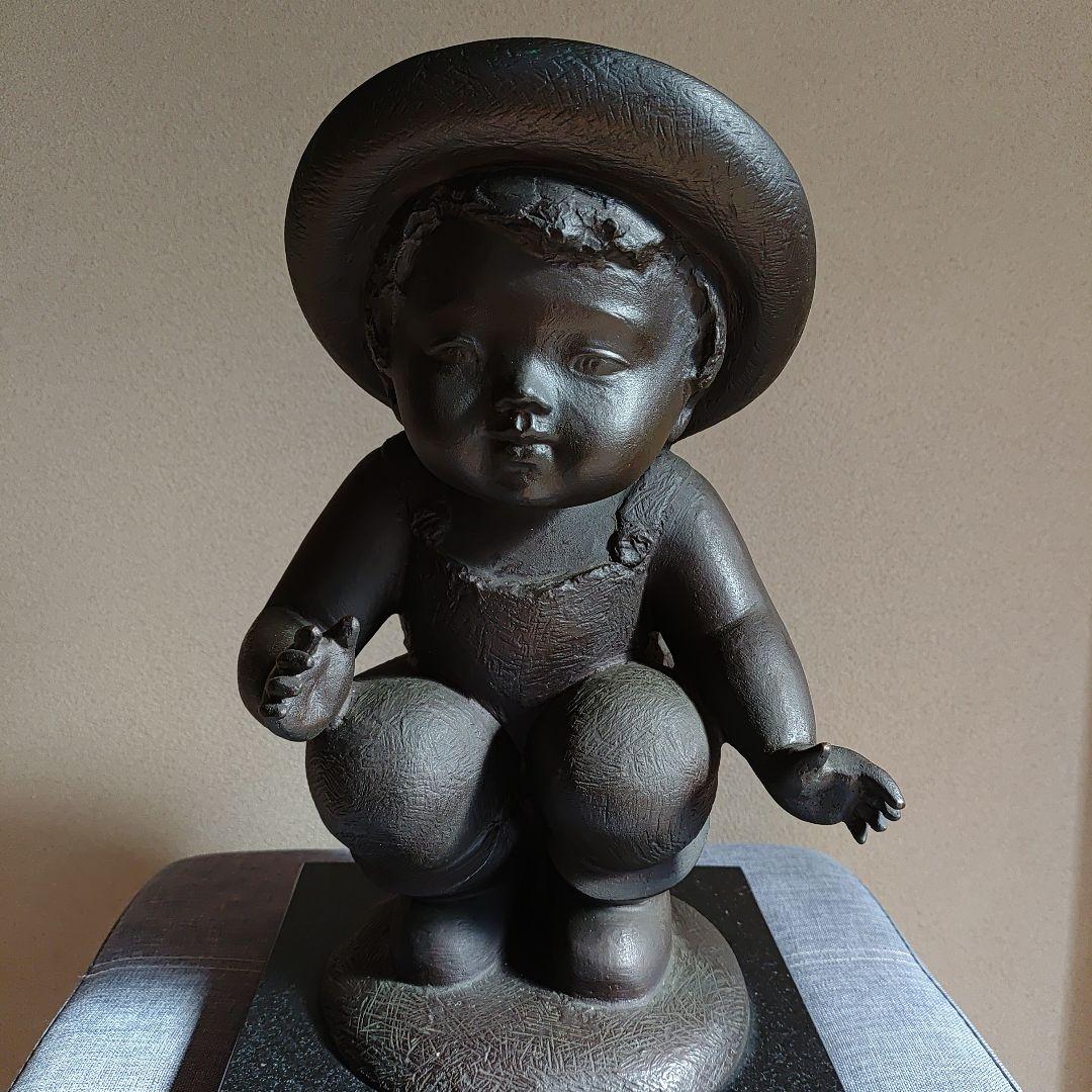 玉野勢三　「水辺」AP版　高さ34cm 重さ12kg 　ブロンズ製