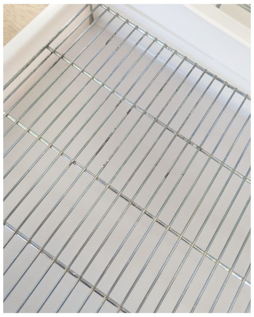 最終値下げ鳥かご HOEI 465オカメ ホワイト オウム 銀メッキ 白 ケージ