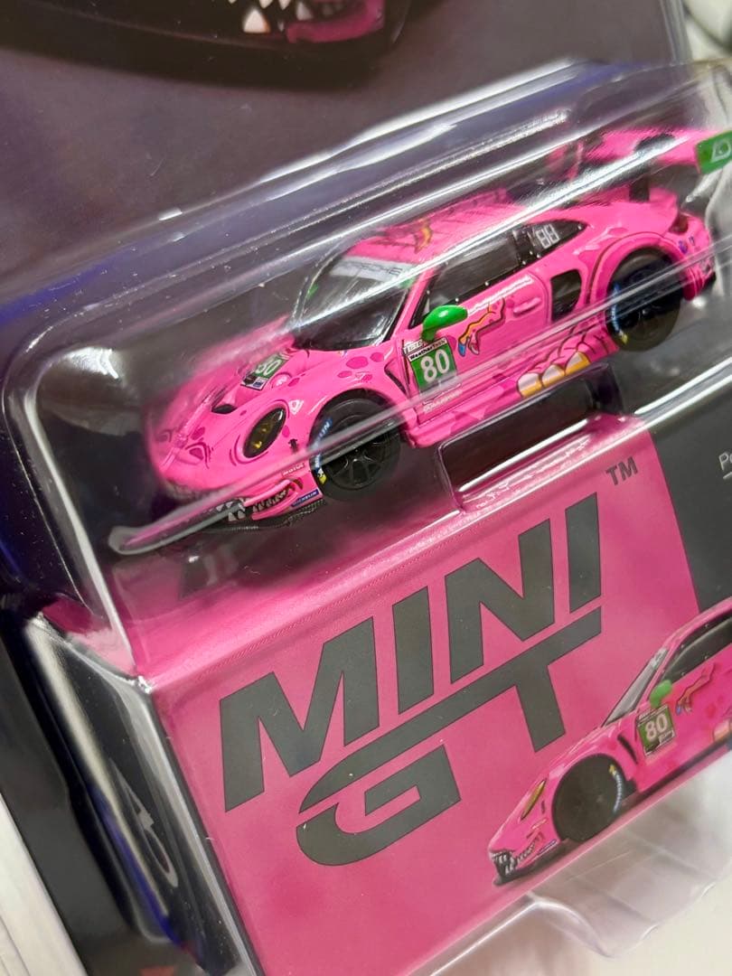 【残少】(1点) MINI GT 1/64 ポルシェ #80 ROXY