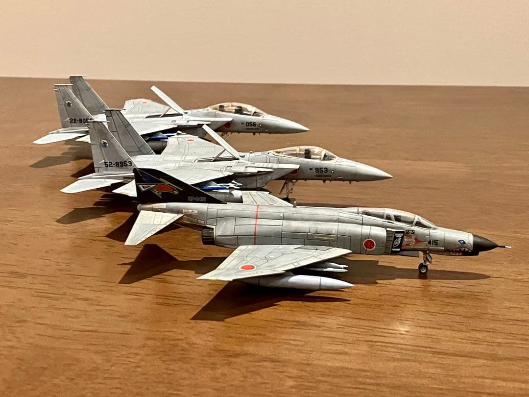 F-15J/DJ イーグル & F-4EJ改ファントム 1/144