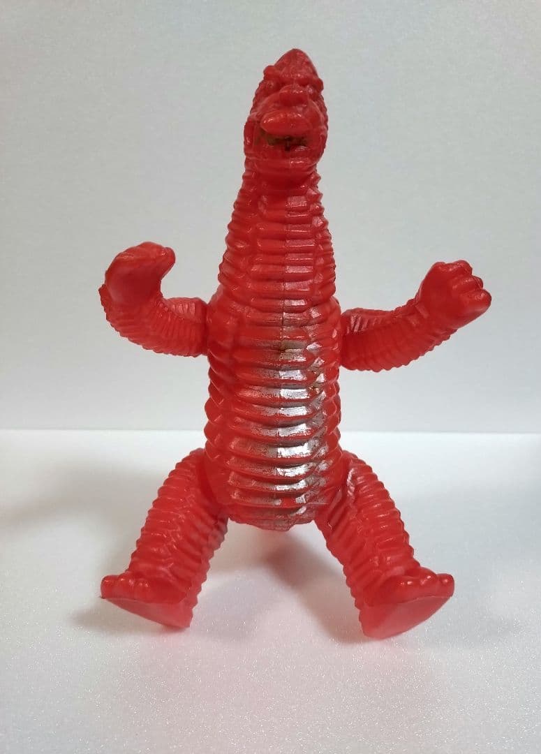 レッドキング　無版権　パチ ポリ製　駄玩具　昭和レトロ 怪獣　当時物　ウルトラ