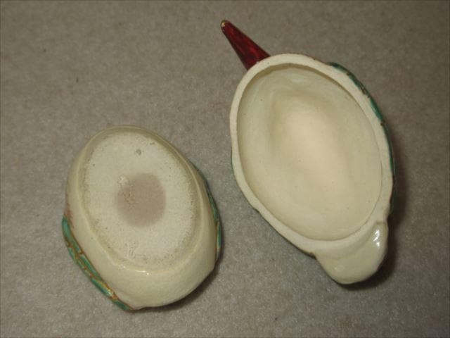 早い者勝ち 真葛焼 宮川香山 色絵翡翠香合 今日庵識 共箱