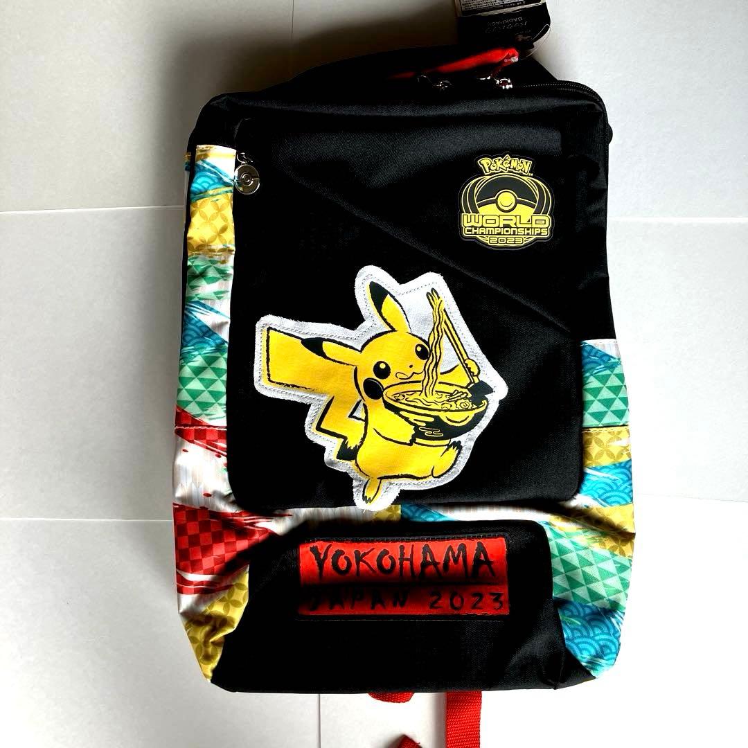 【ポケモンWCS2023】ピカチュウ　バックパック横浜　未使用