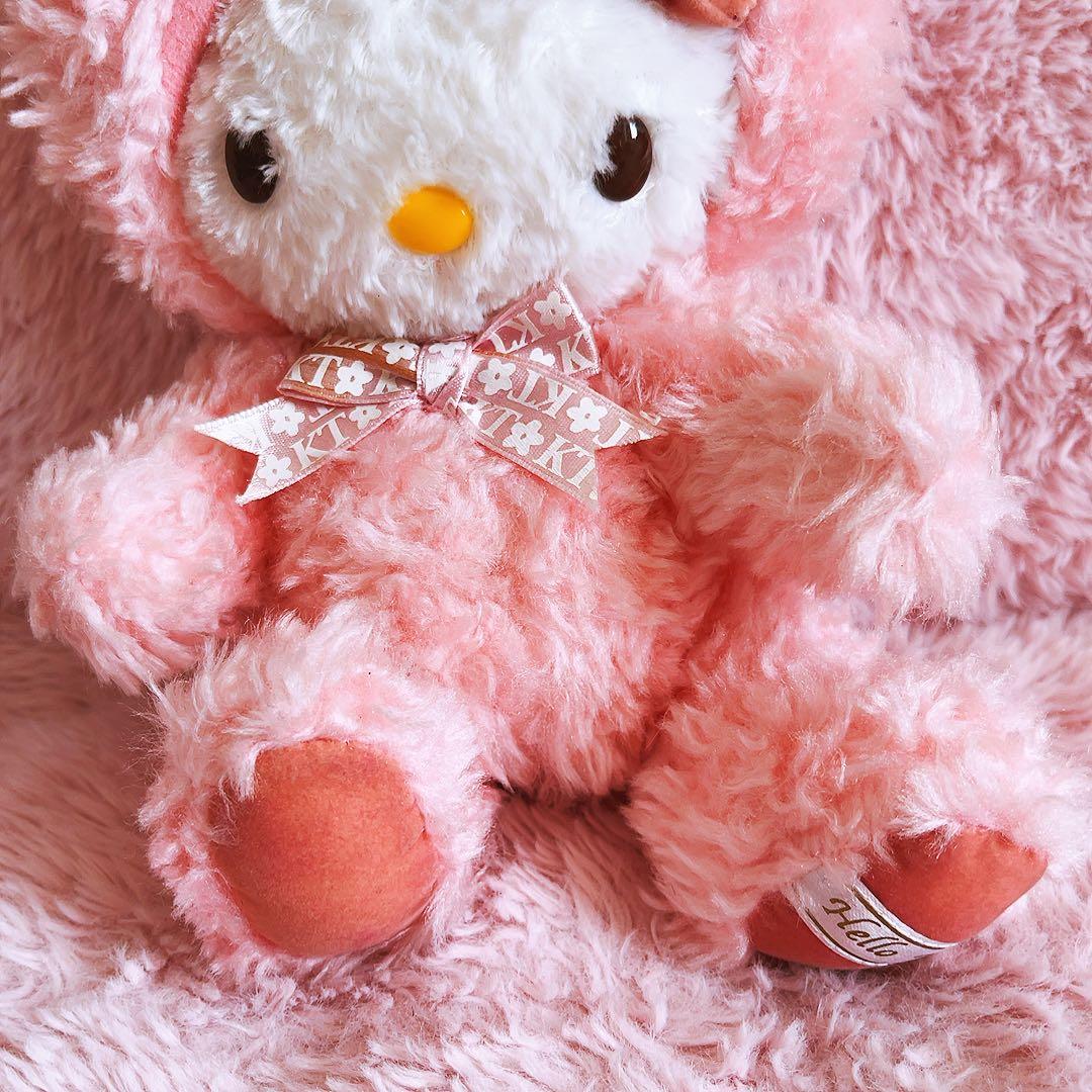 希少レア　ハローキティ　テディベア　変身　S 2002年製 サンリオ　平成レトロ