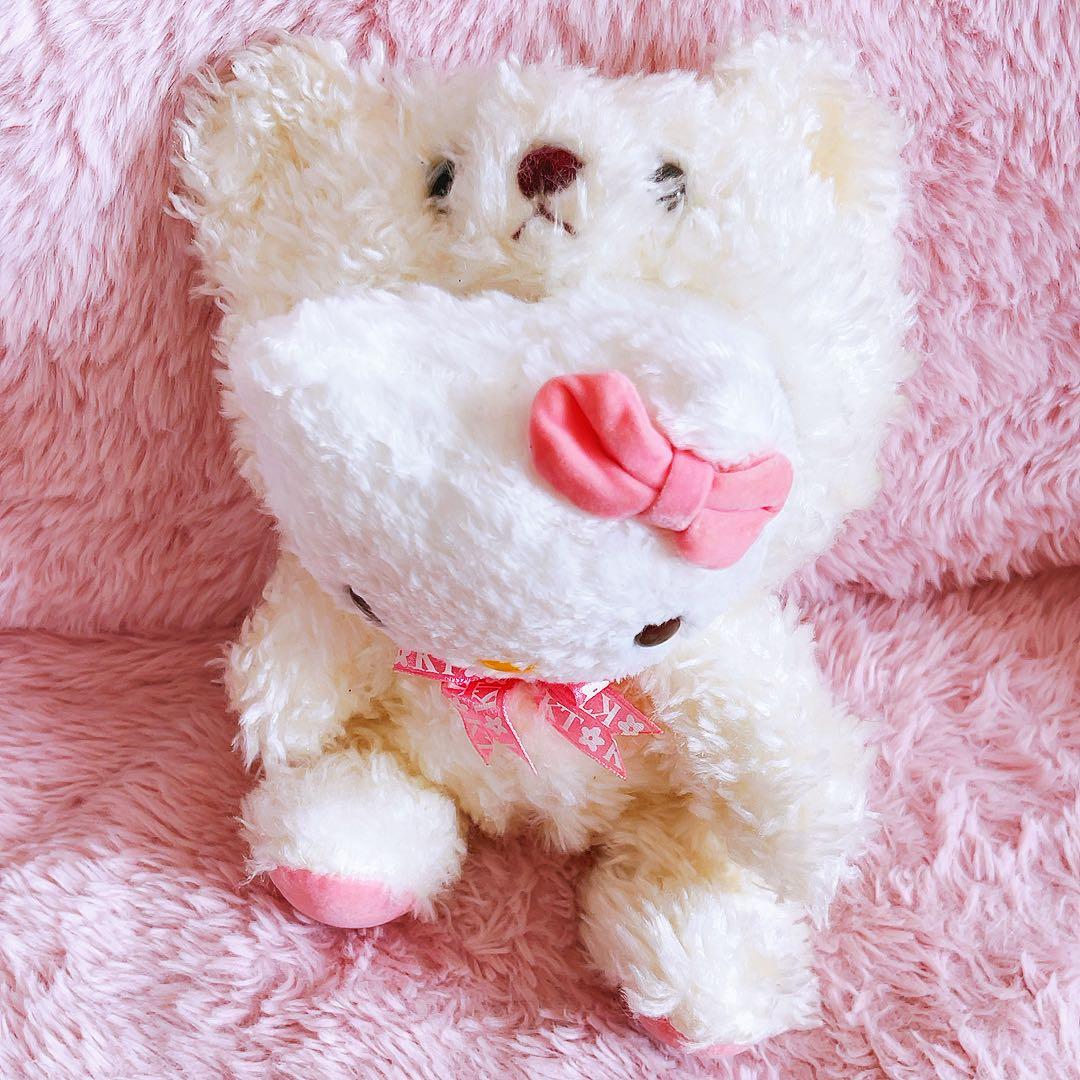 希少レア　ハローキティ　テディベア　変身　S 2002年製 サンリオ　平成レトロ