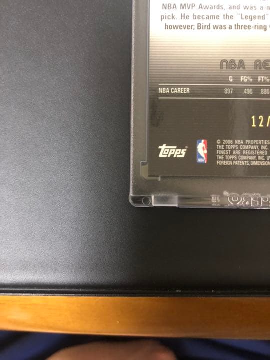 【15枚限定】Larry Bird Topps Finest