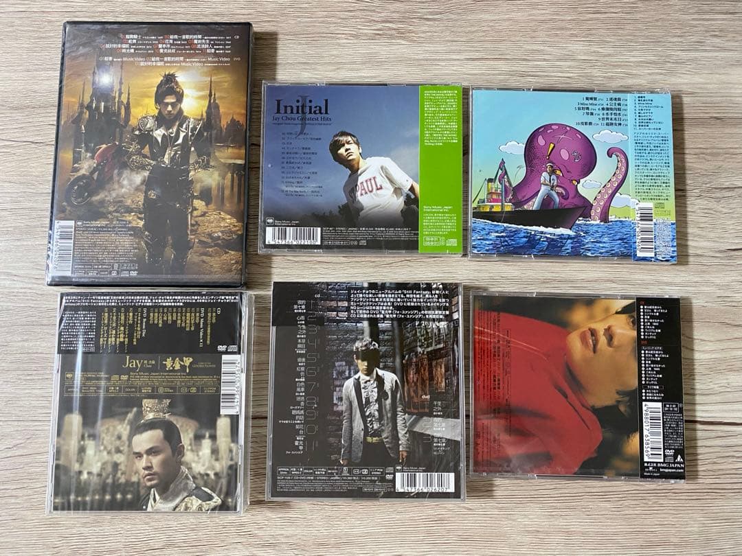 新品日本盤CD +DVD まとめ6点　ジェイ・チョウ　周杰倫　Jay Chou