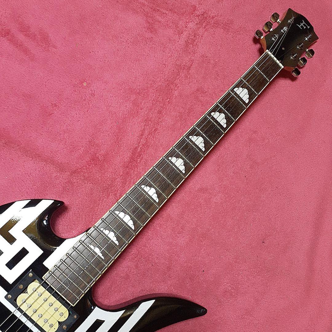 【良・美品】Gラインペイント・hide/布袋モデル。モッキンバードエレキギター。