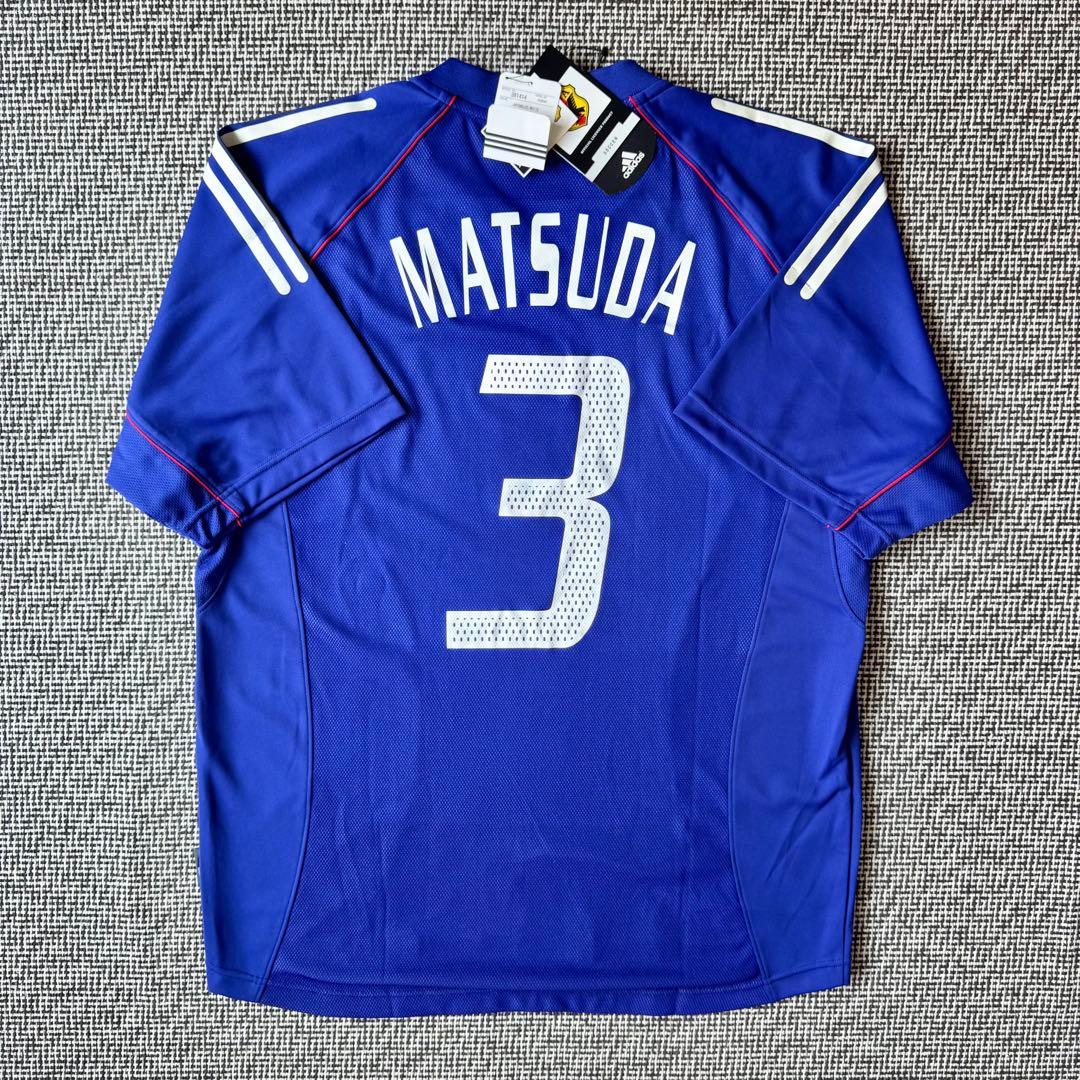 【新品・紙タグ付き】松田直樹 ＃３ 日本代表 ２００２（H） デッドストック