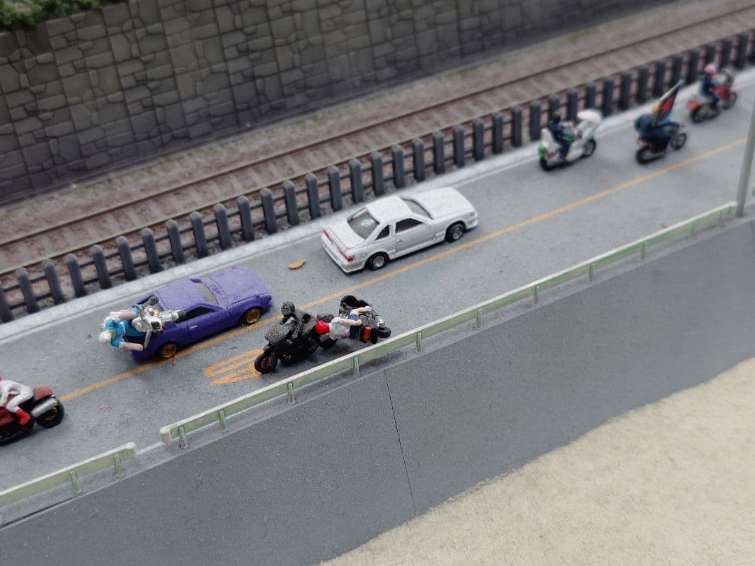 まぐなNゲージ ジオラマ湾岸道路。