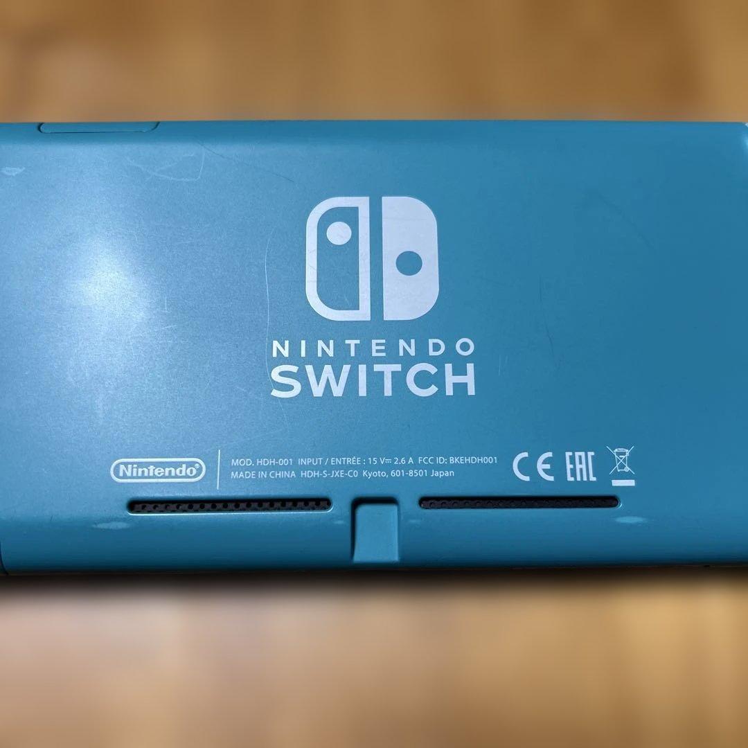 Nintendo Switch Lite ターコイズ　充電器付き