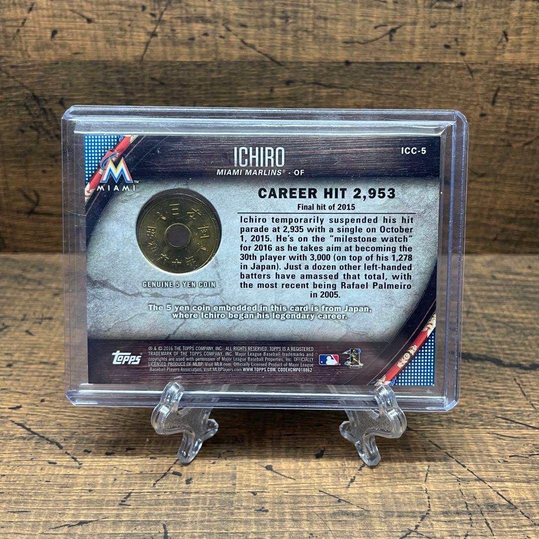 イチロー 50枚限定 ゴールド ジェニュイン 5円カード ichiro