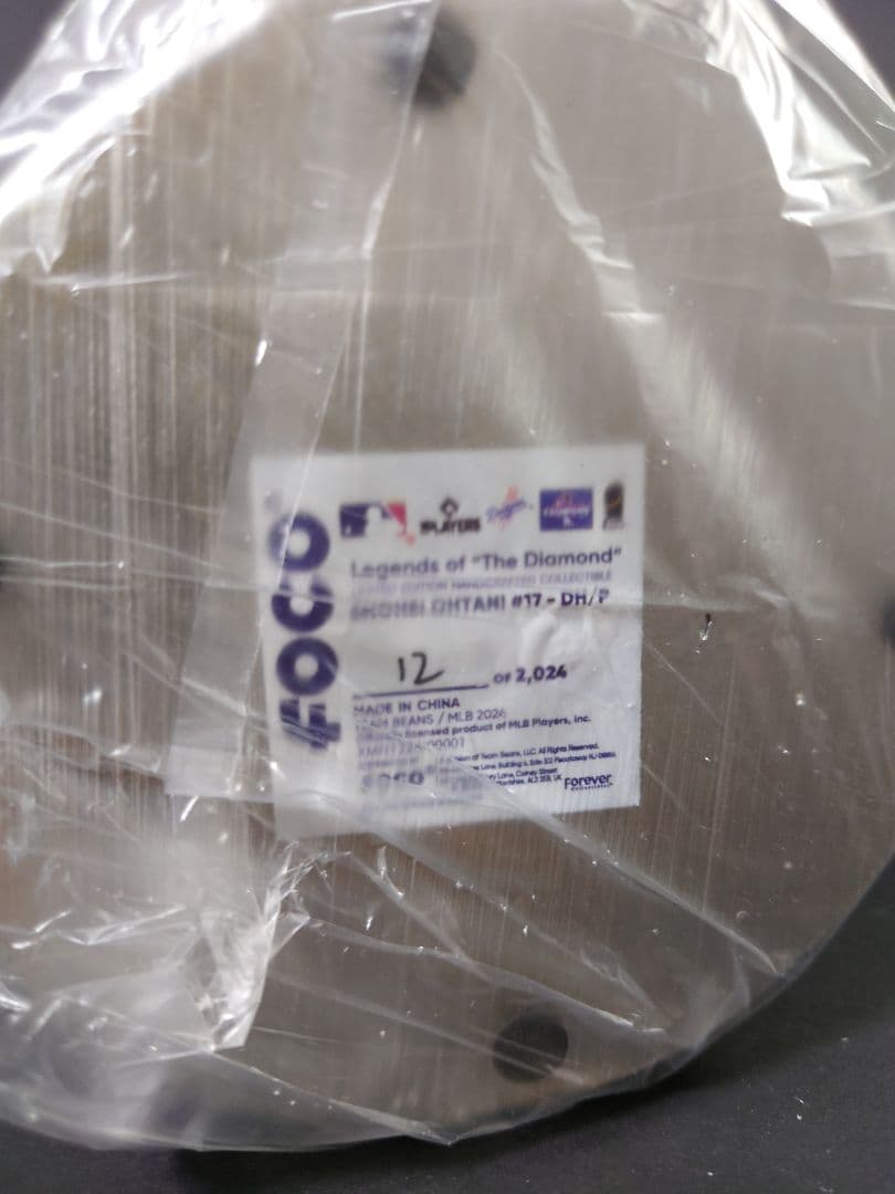 大谷翔平 ボブルヘッド人形 ドジャース WS トロフィー 【10番台シリアル】