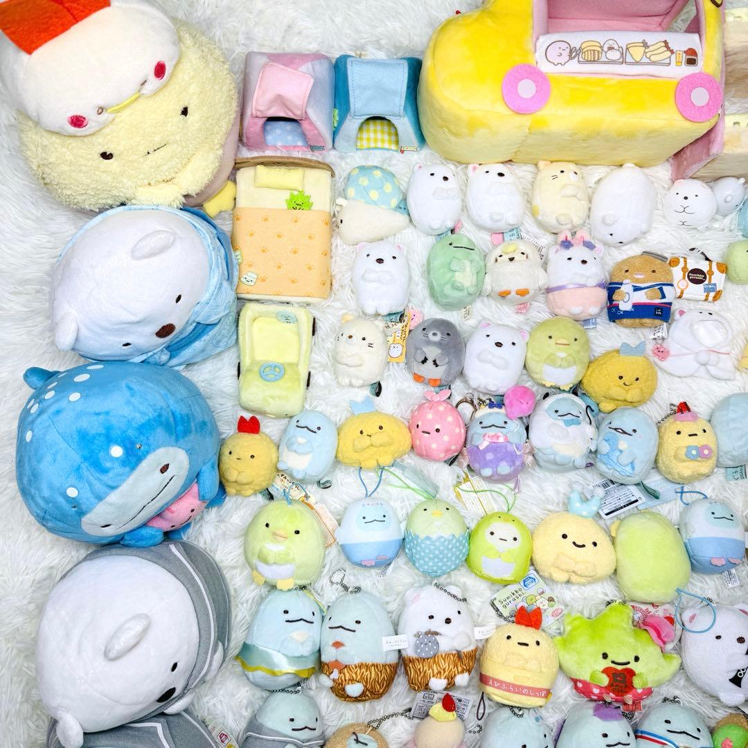 すみっこぐらし てのり ぬいぐるみ 希少 美品 複数タグ有 大量