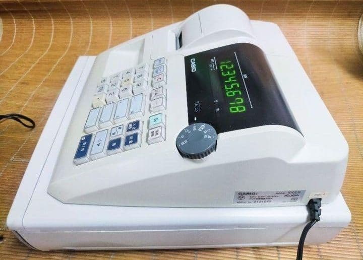 カシオレジスター　100ER　簡単便利特殊　送料込　077277