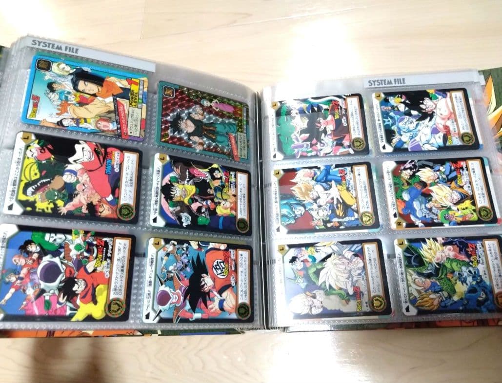 【貴重】ドラゴンボールZ カードダス 計292枚＆専用バインダー＆ポスター当時物