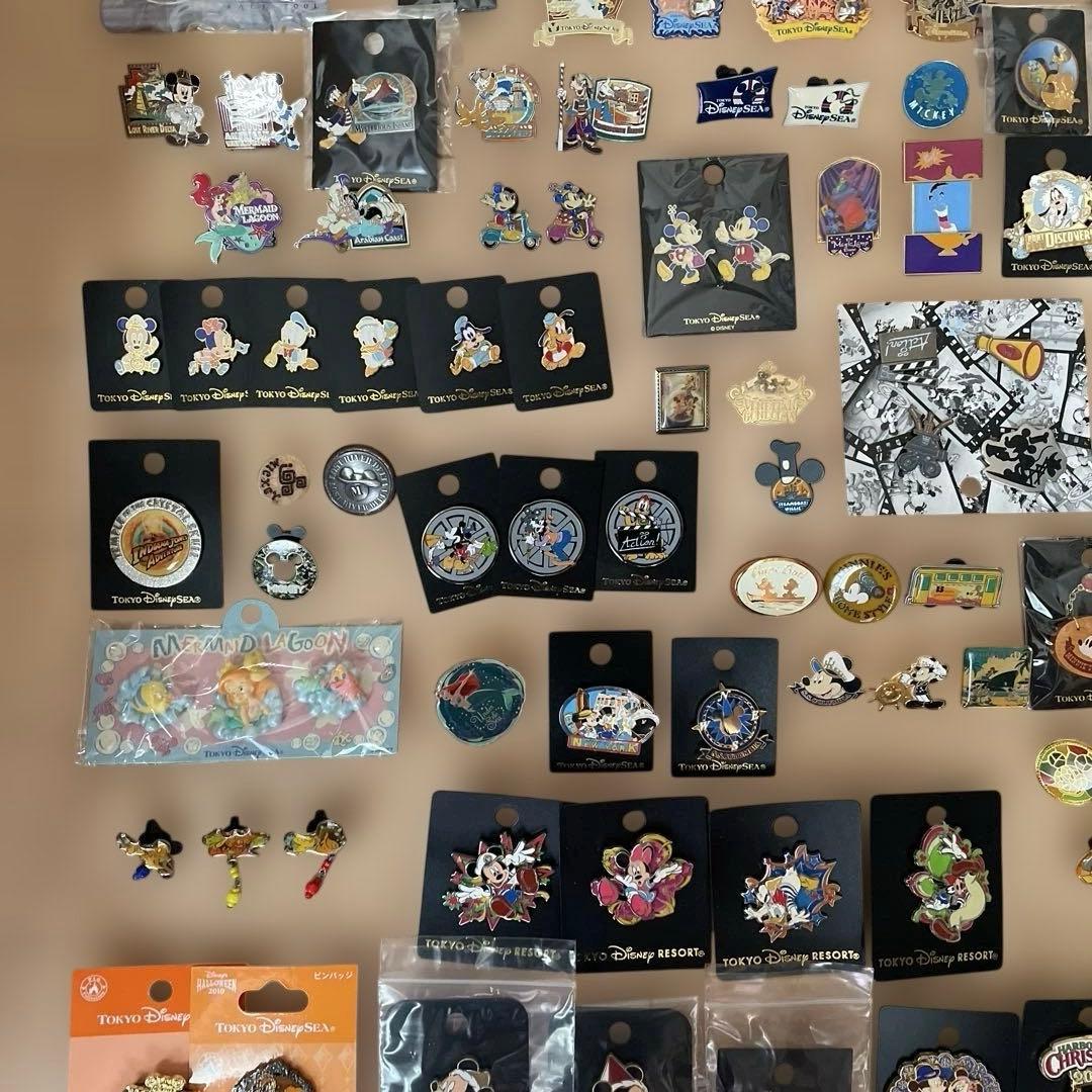 東京ディズニーシー　ピンバッジ　まとめ売り