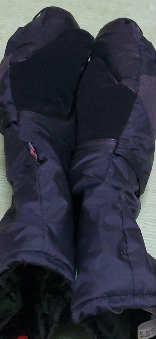 レザーとナイロン製ミトングローブ Lサイズ