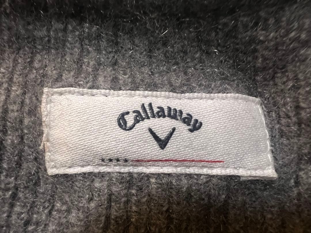 Callaway Collection メンズL 細身　グレー　カシミア100%
