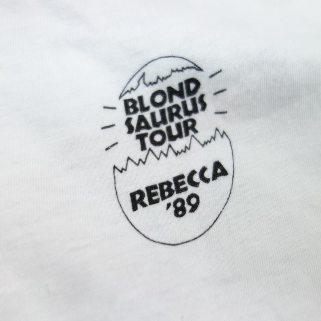 3751 レベッカ Rebecca 89年ブロンド サウルス ツアー tシャツ