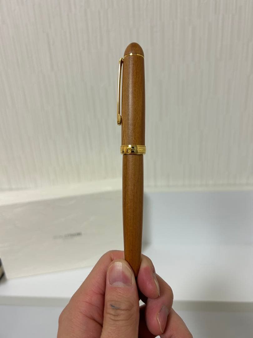 プラチナ万年筆 屋久杉 細字