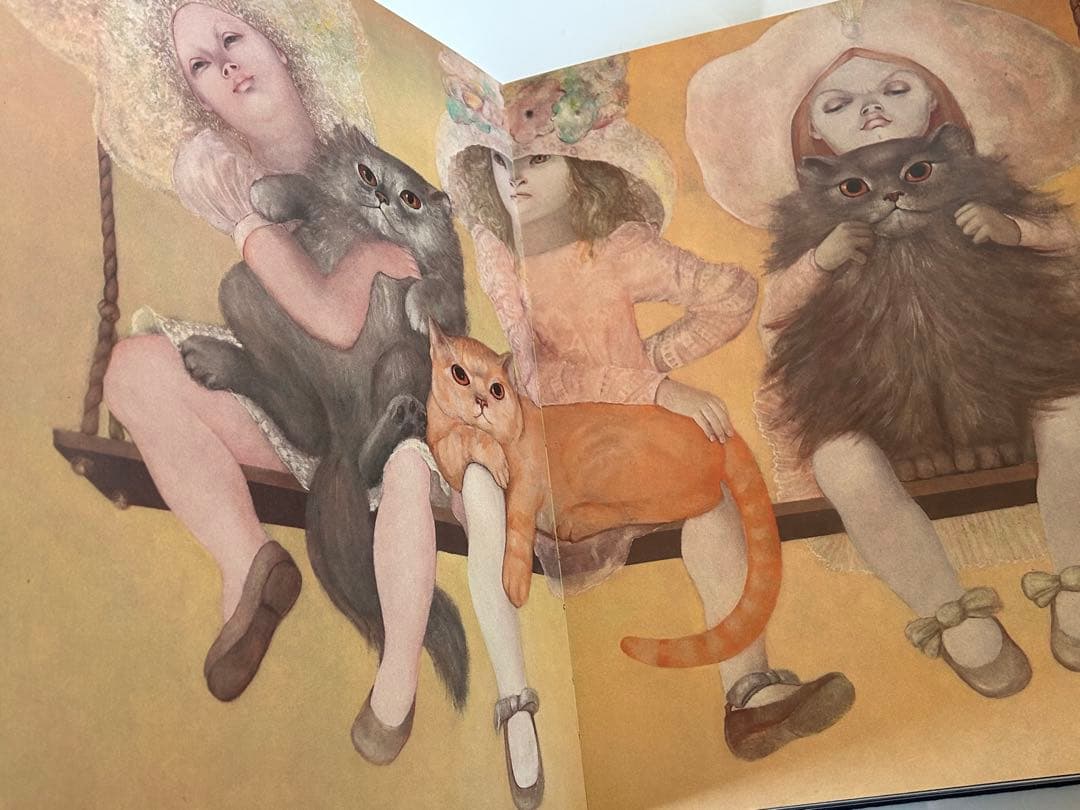 大型猫本Leonor Fini MIROIR DES CHATSレオノールフィニ