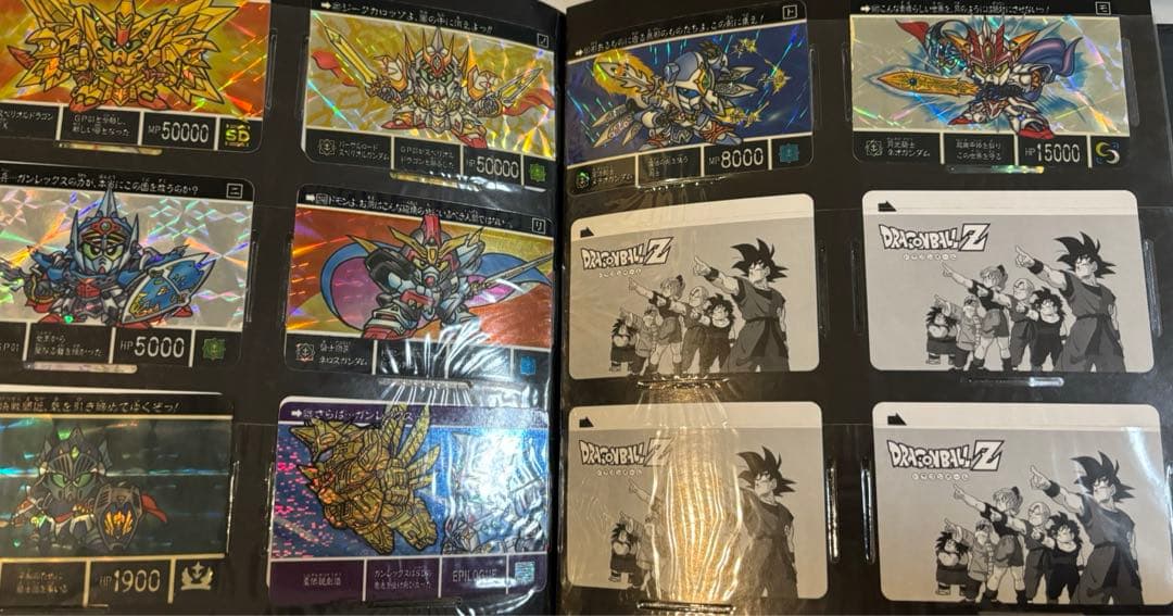 カードダスシールまとめ　ドラゴンボール、ガンダム、他