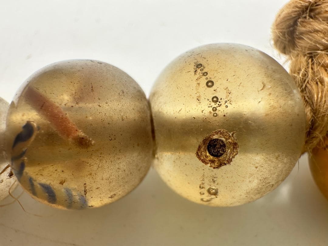 北海道アイヌ民族　アイヌ玉　首飾りタマサキ