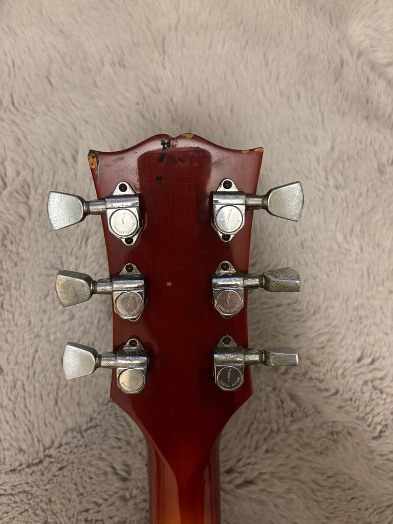 【ビンテージ】 Greco EG480r 75年製レスポール　超良フレイムトップ