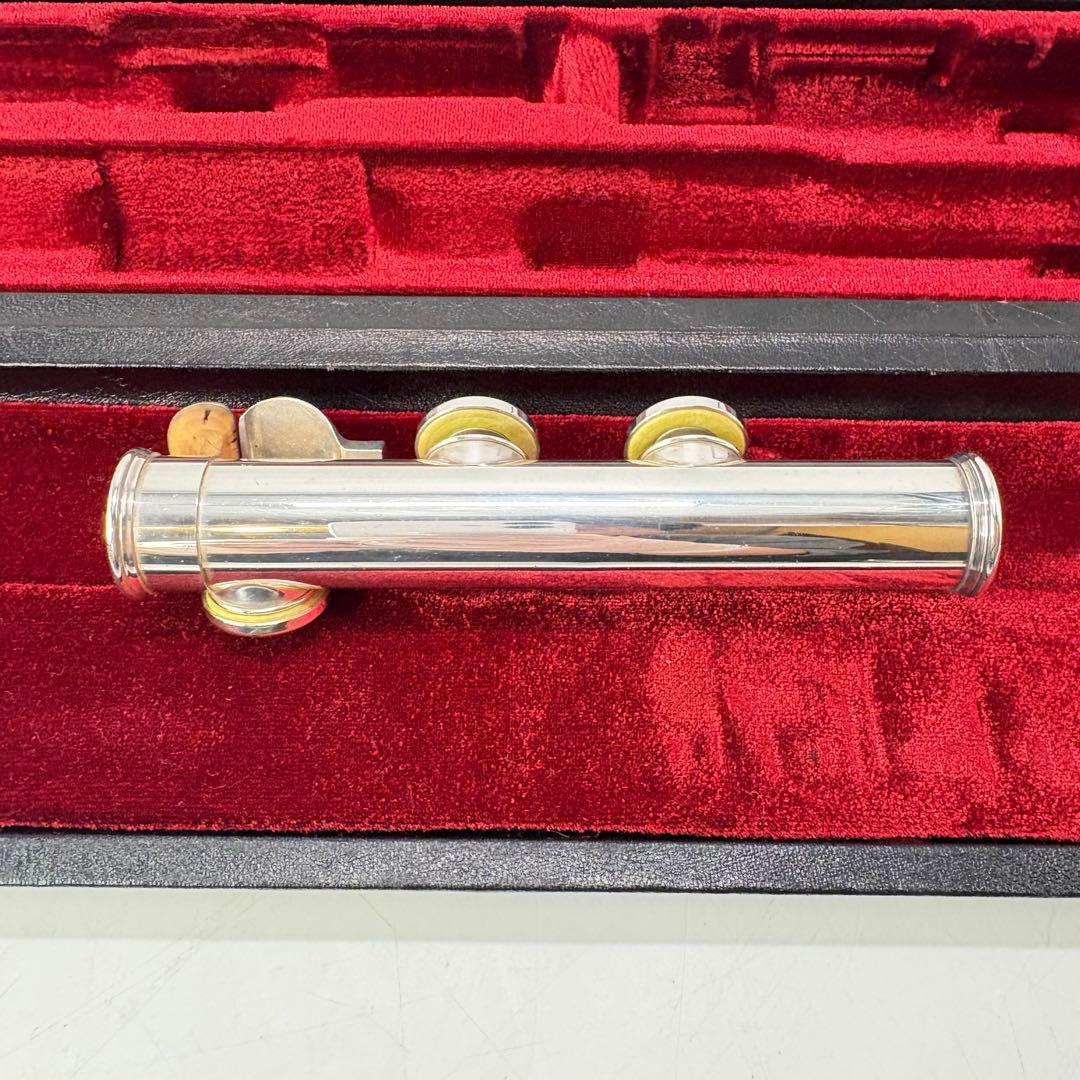 【美品・ケース付属】YAMAHA ヤマハ 頭部管銀製 フルート YFL-451