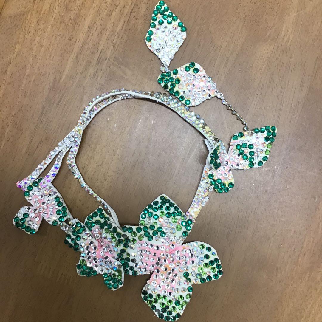 社交ダンスドレス　白　タカダンス