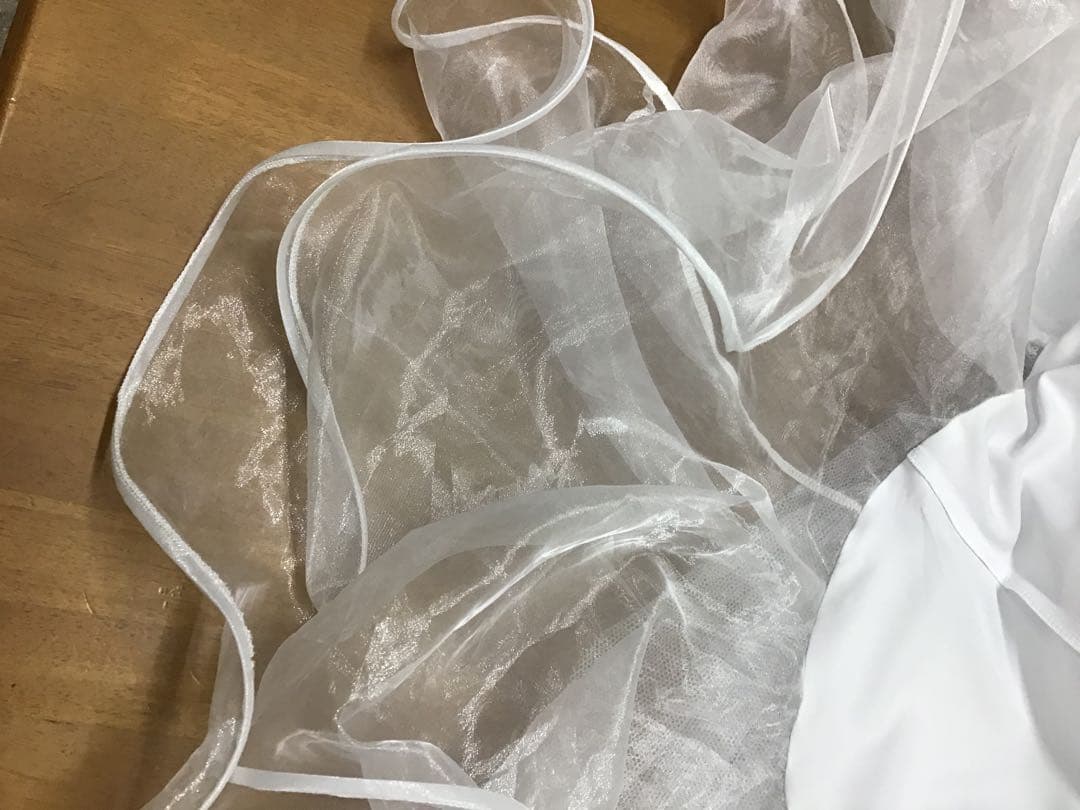 社交ダンスドレス　白　タカダンス