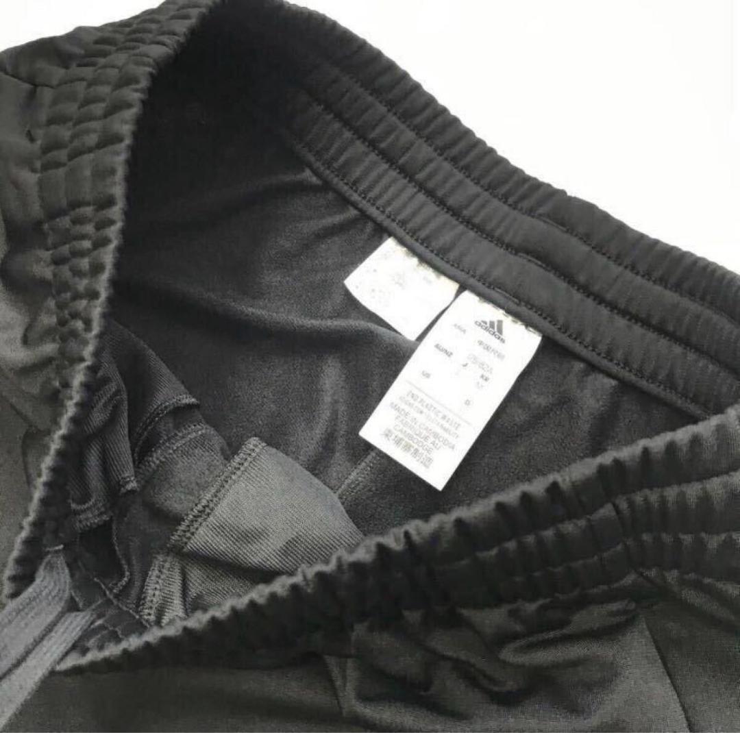 P117新品【L】黒 アディダス セットアップ ジャージ ロゴ刺繍