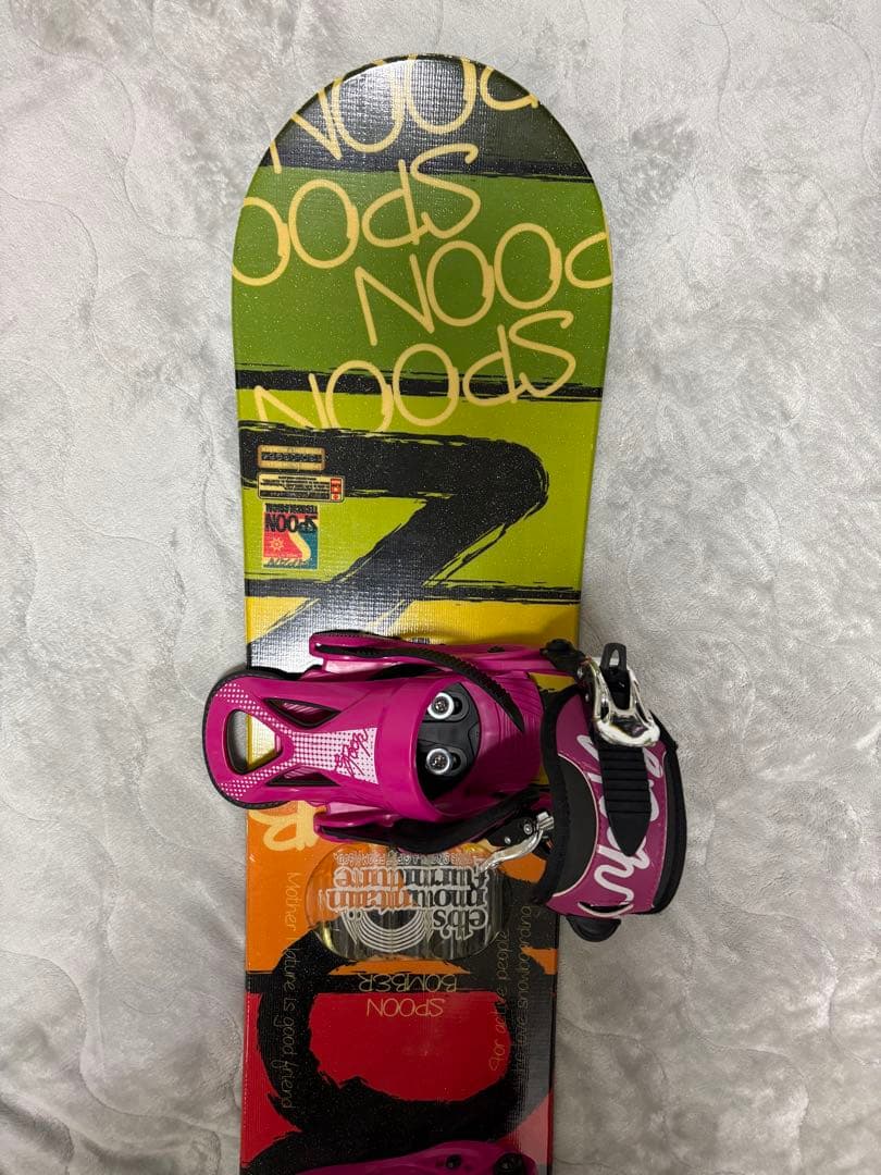 【お得なセット】SPOON キッズ用 ボード+ビンディング 約128センチ