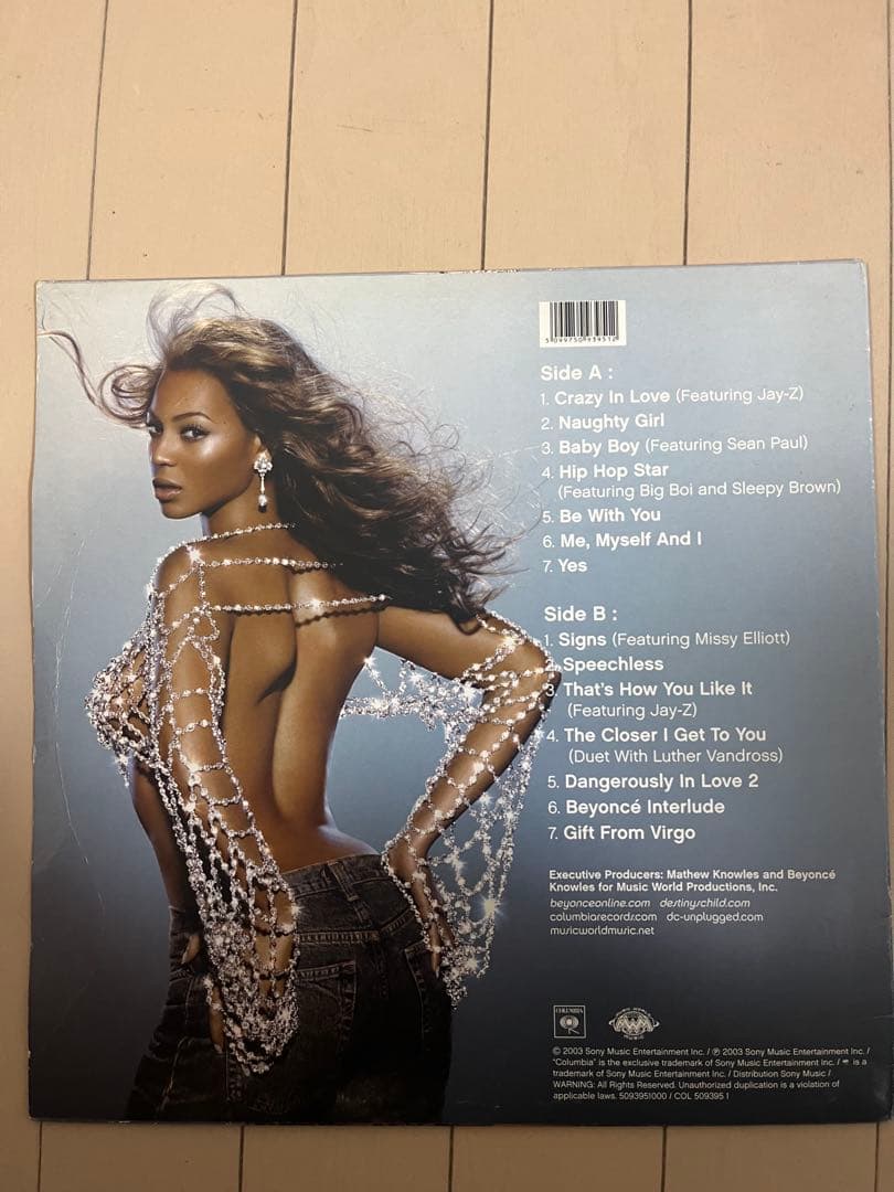 Beyonce Dangerously In Love レコード LP
