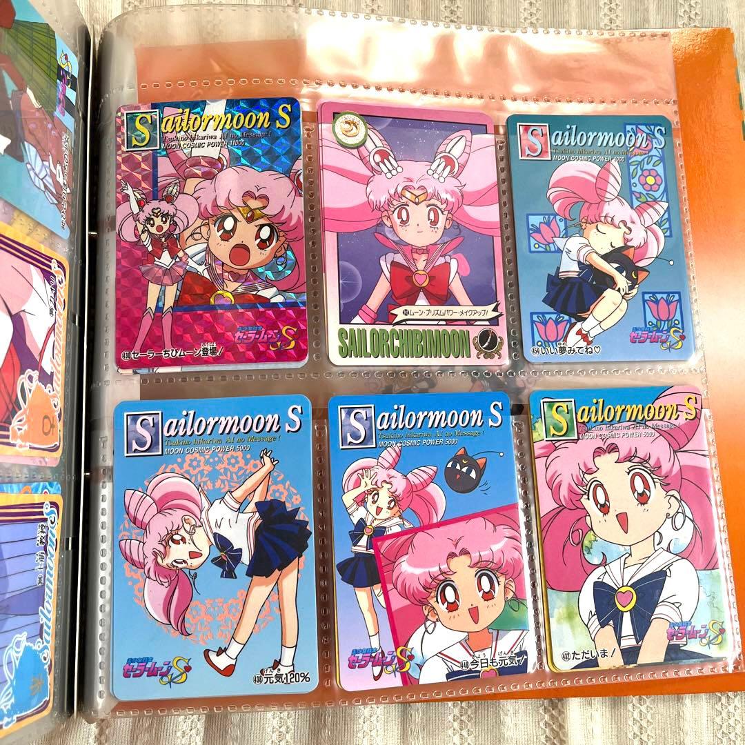 美少女戦士セーラームーン　カードダス　ファイル&カード106枚　まとめ売り
