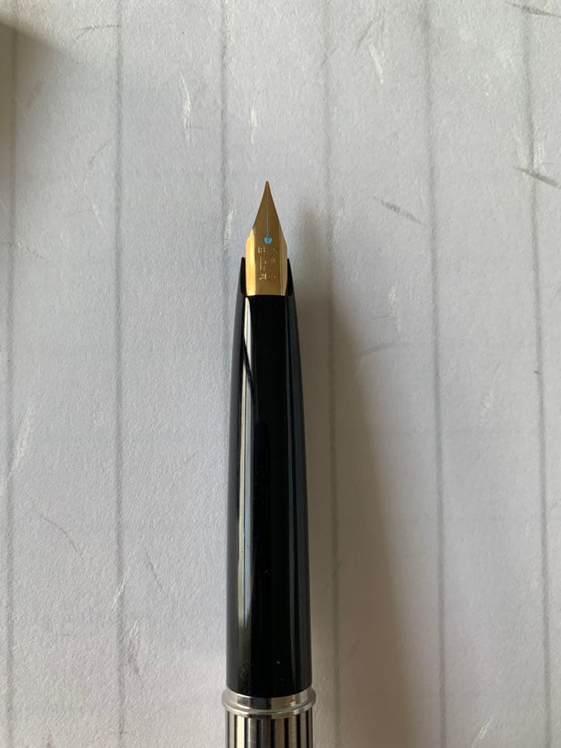 PLATINUM 万年筆 廃番 蝕刻軸 18Kペン先