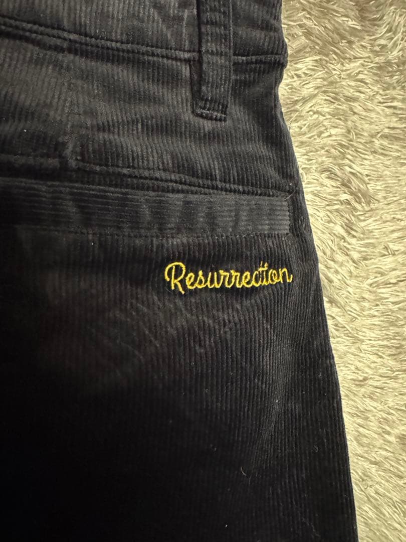 RESURRECTION ブラックコーデュロイスカート