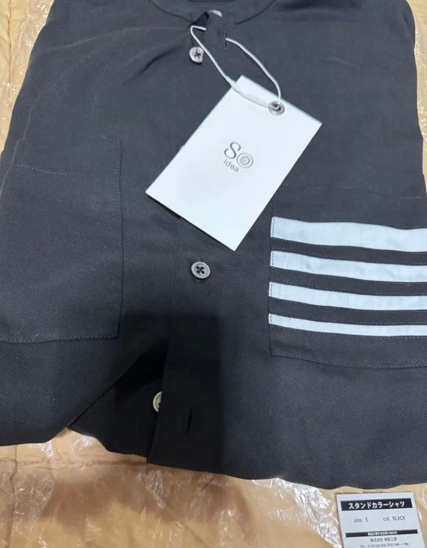 福山雅治 福山屋 スタンドカラーシャツ ブラック Sサイズ