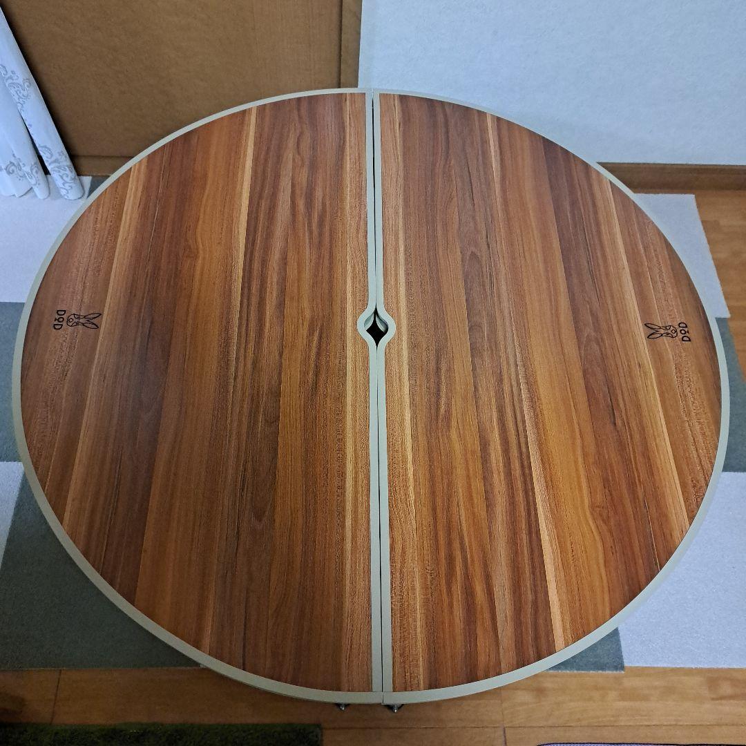 【美品】DOD(ディーオーディーワンポールテントテーブルTB6-487