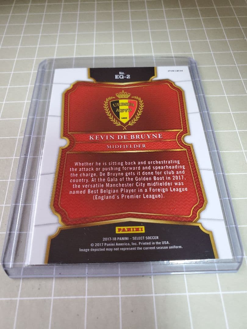 PANINI SELECT SOCCER デ・ブライネ