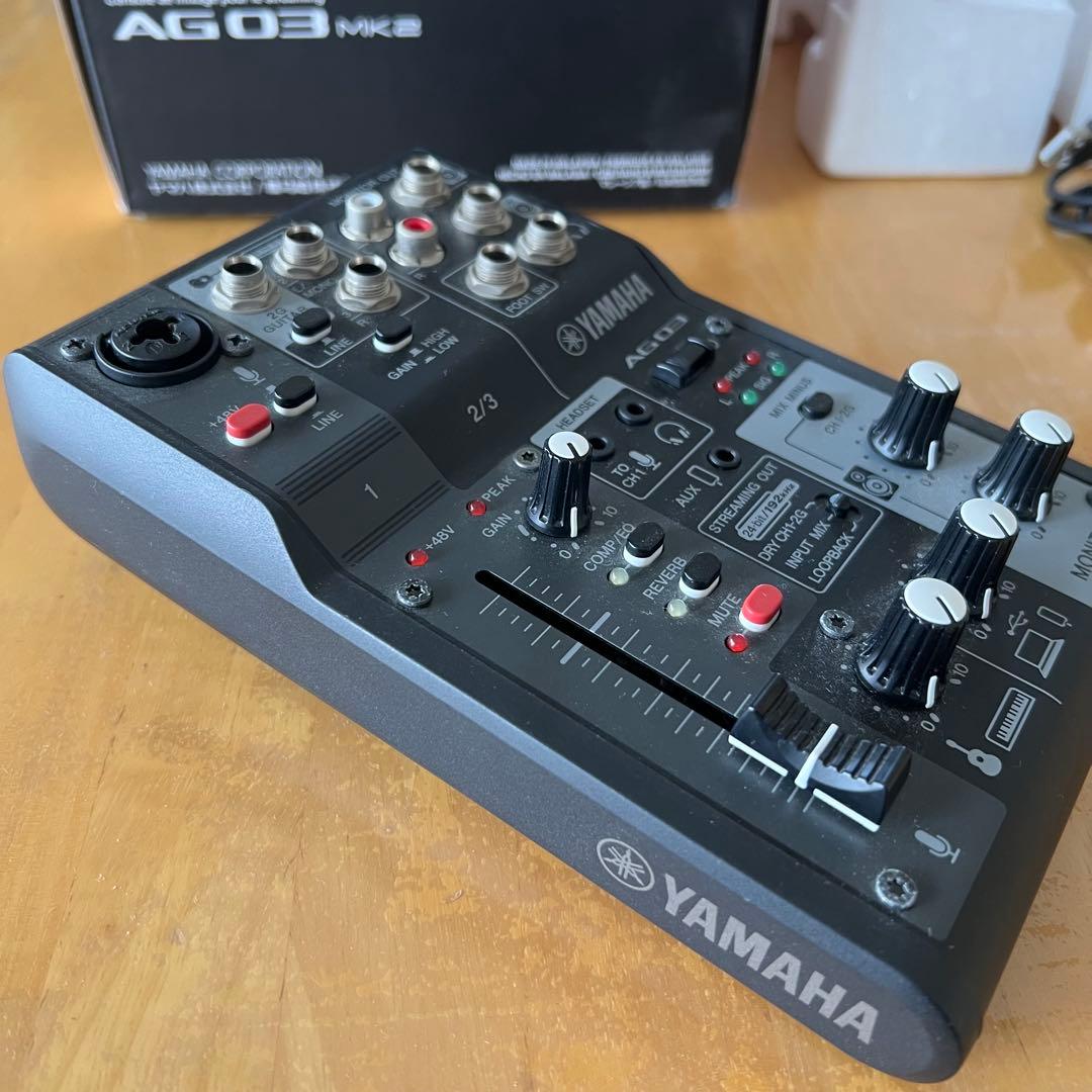 YAMAHA AG03 MK2 ブラック 配信ミキサー