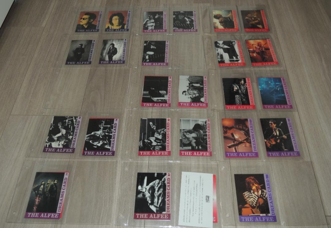 【あなちゃん】THE ALFEE トレカ DREAMS CARD 75枚