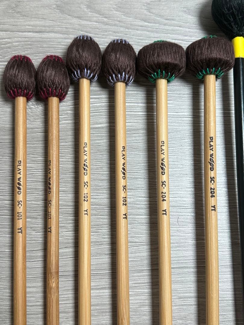 Y*i様 PLAYWOOD マレットセット 5種類。SC-101YT、SC-10