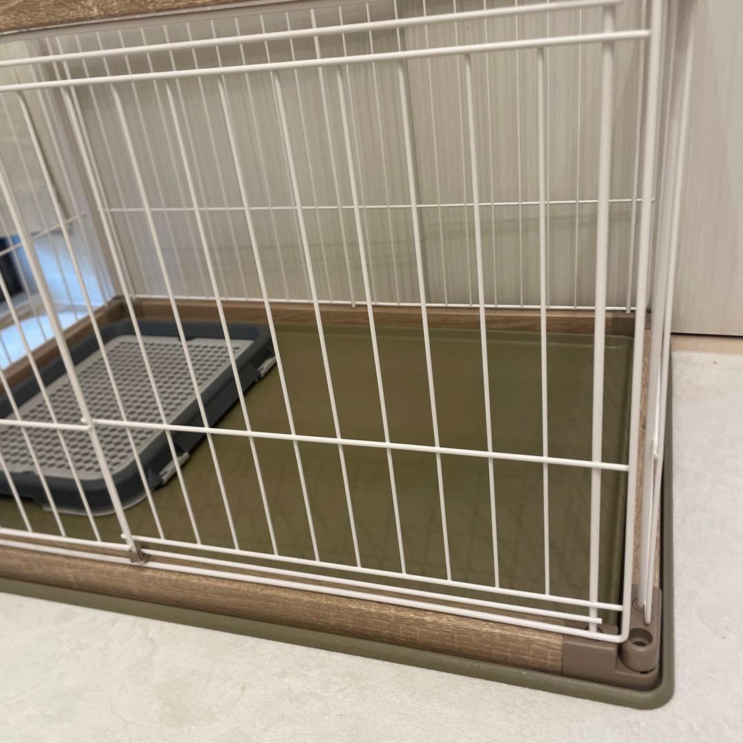 ⭐️トイレ付き⭐️アイリスオーヤマ ウッディサークル 犬用ケージ 幅97.5cm